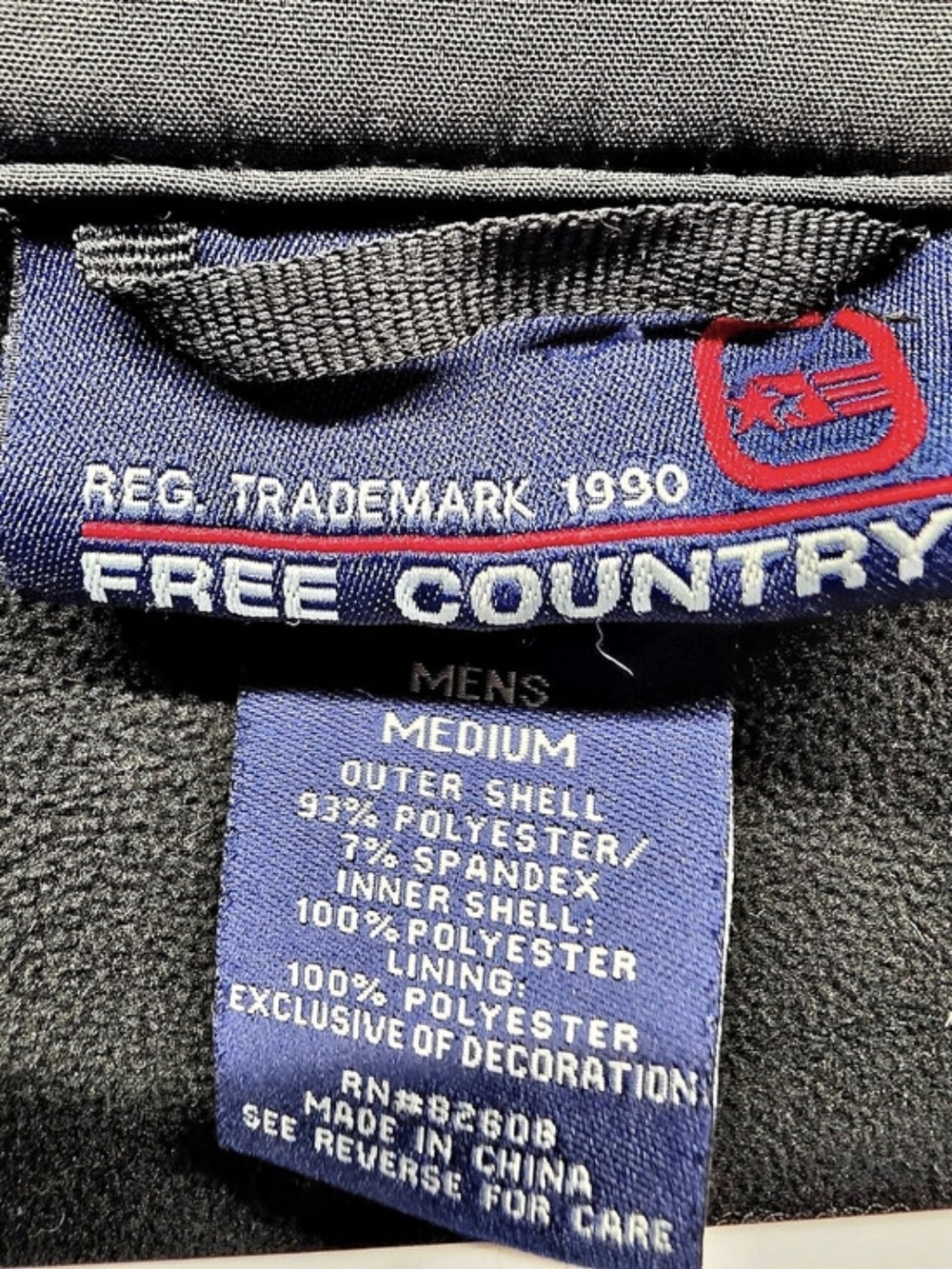 Free Country Men's Black Lightweight Jacket Size Medium - Picture 5 of 13